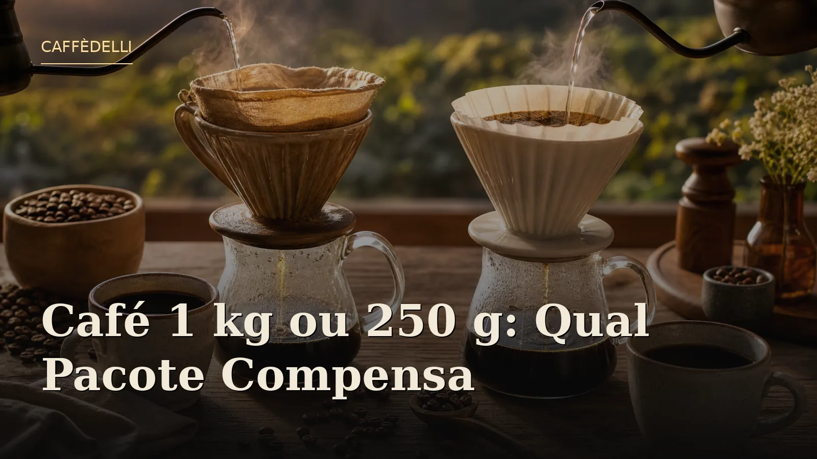 Café 1 kg ou 250 g: Qual Pacote Compensa