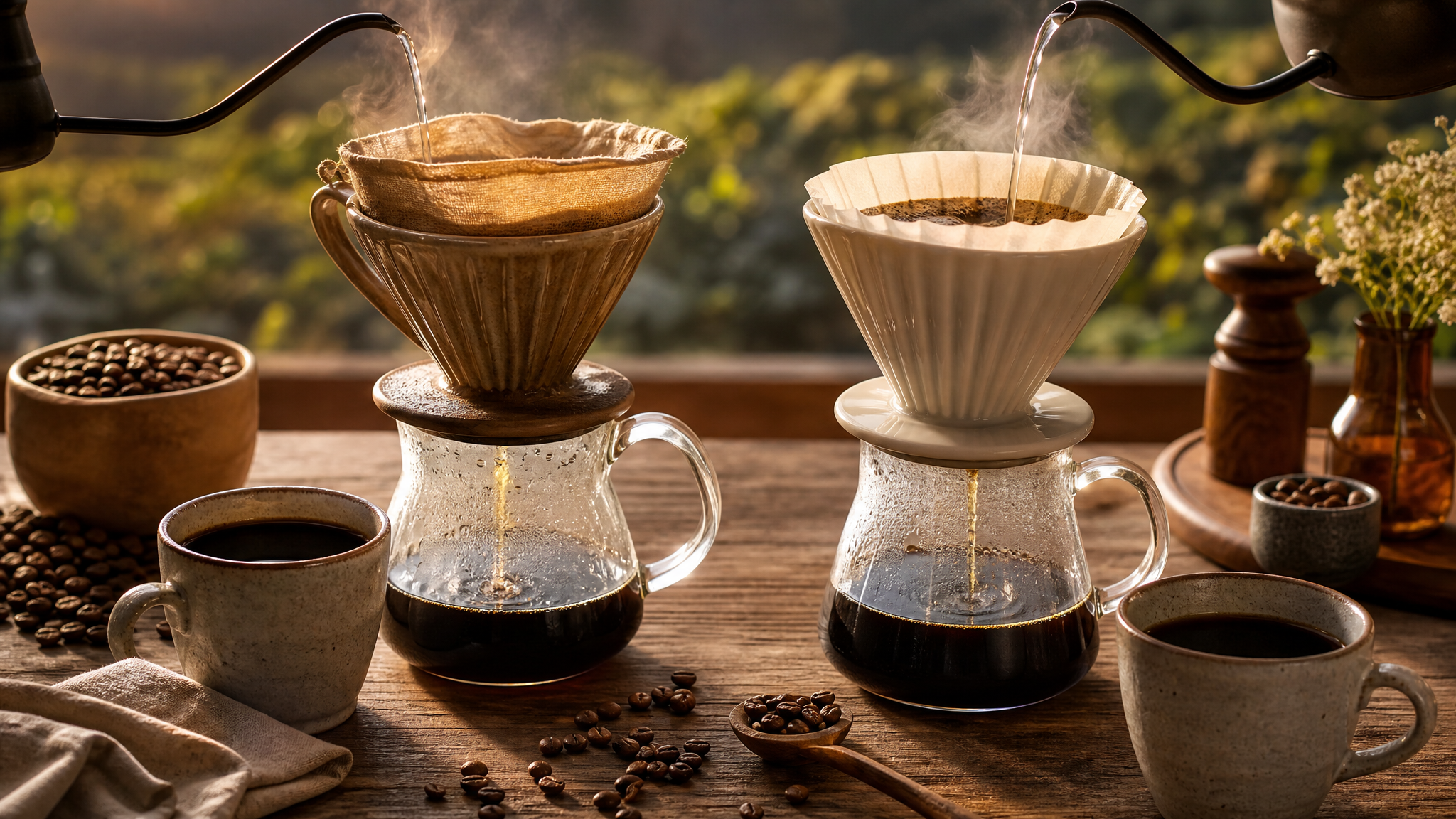 Café Coado Pano vs Papel: Qual Escolher? Guia Completo!