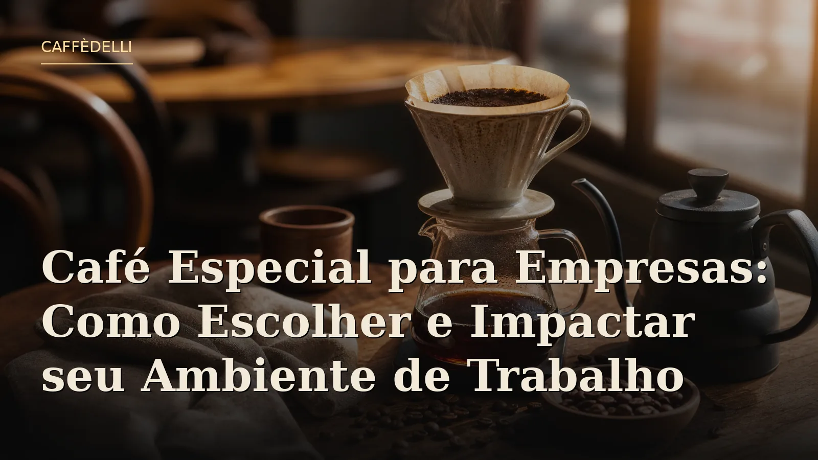 Café Especial para Empresas: Guia do Escritório