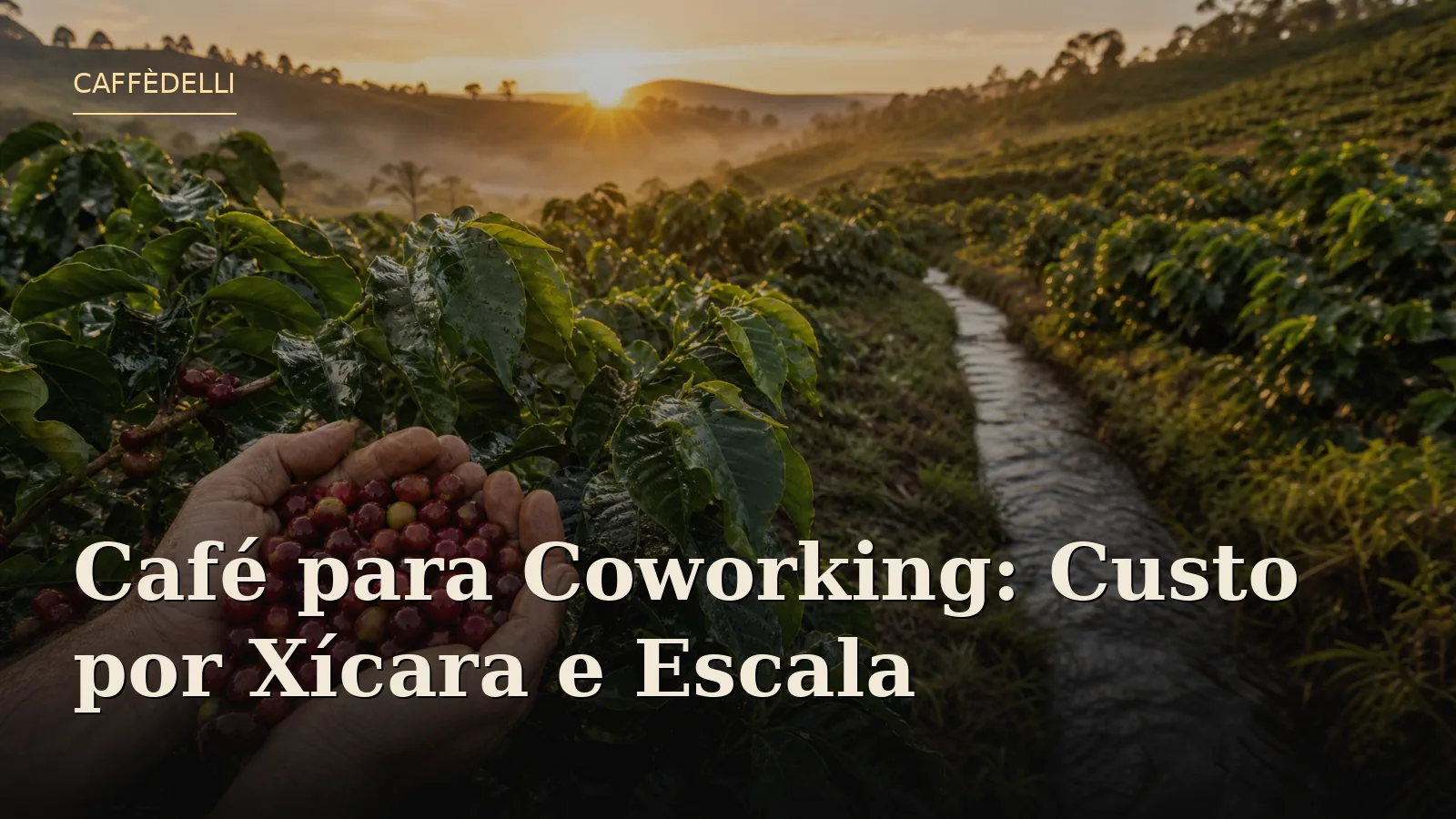 Café para Coworking: Custo por Xícara e Escala