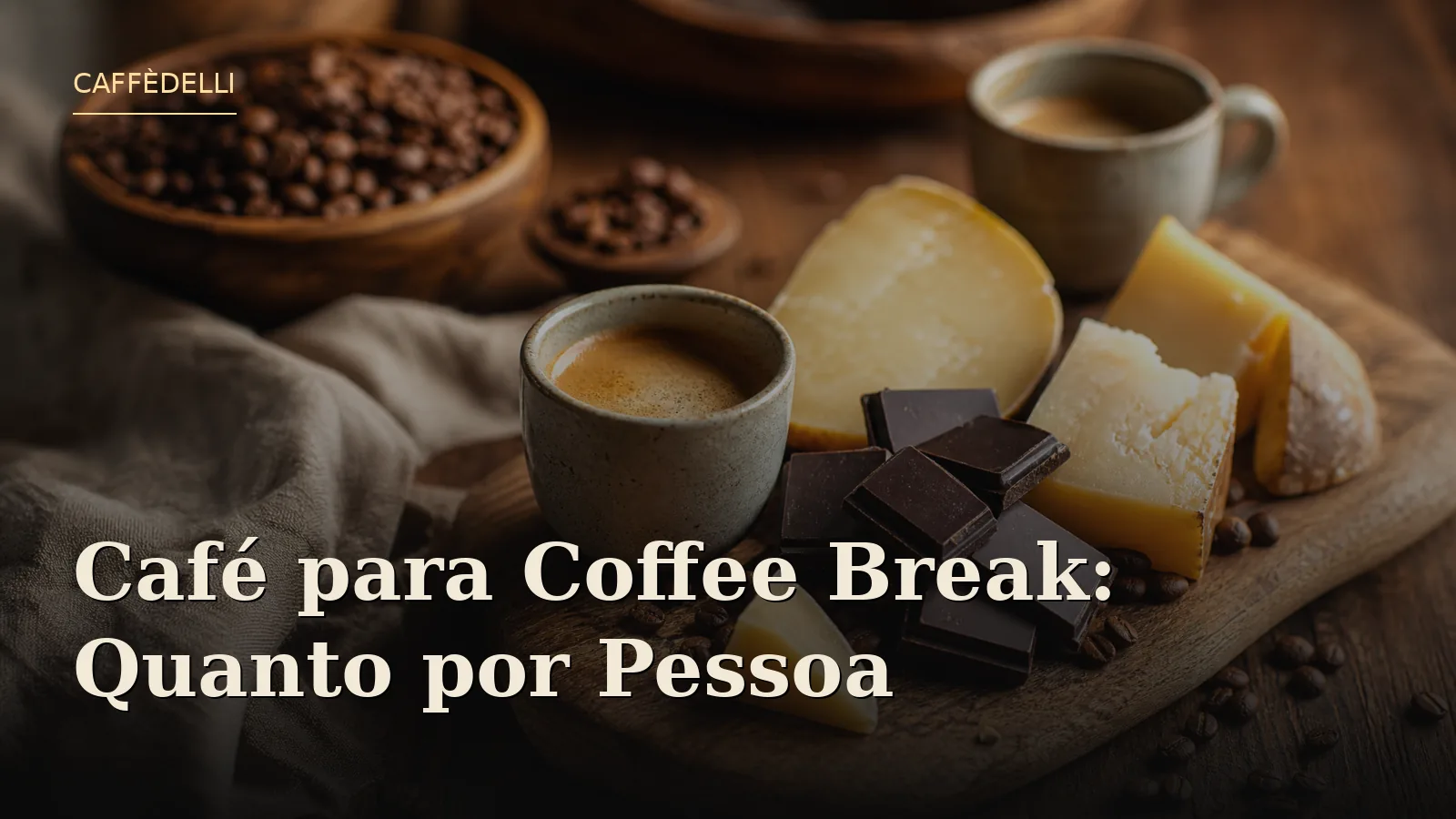 Café para Coffee Break: Quanto por Pessoa