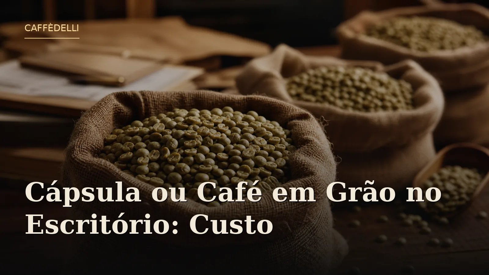 Cápsula ou Café em Grão no Escritório: Custo