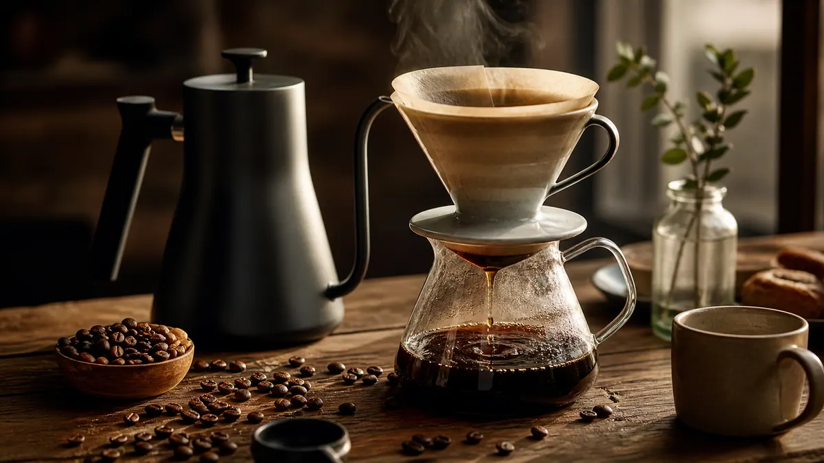 Chaleira Bico Ganso Cafe Pour Over Necessaria