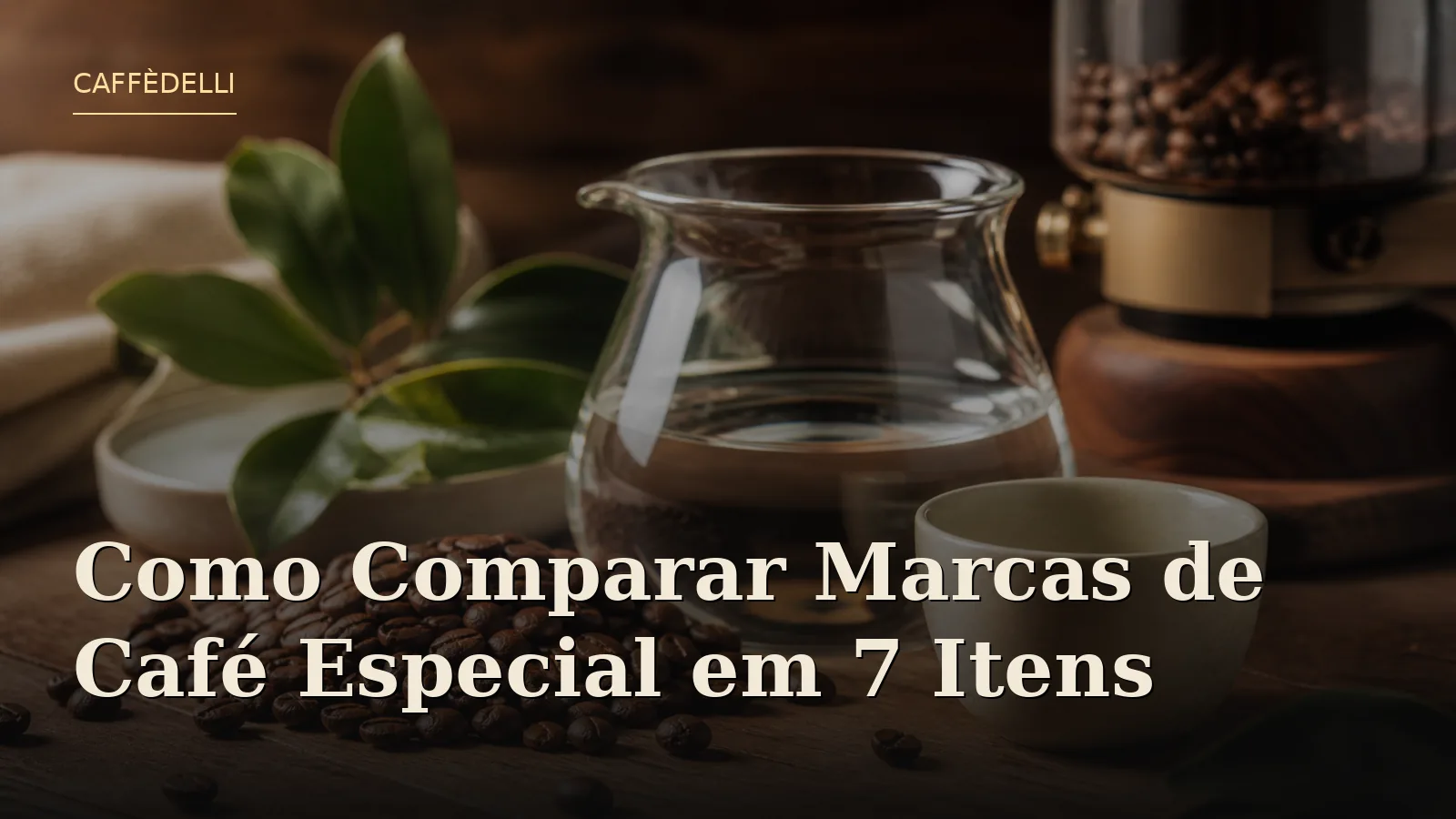 Como Comparar Marcas de Café Especial em 7 Itens