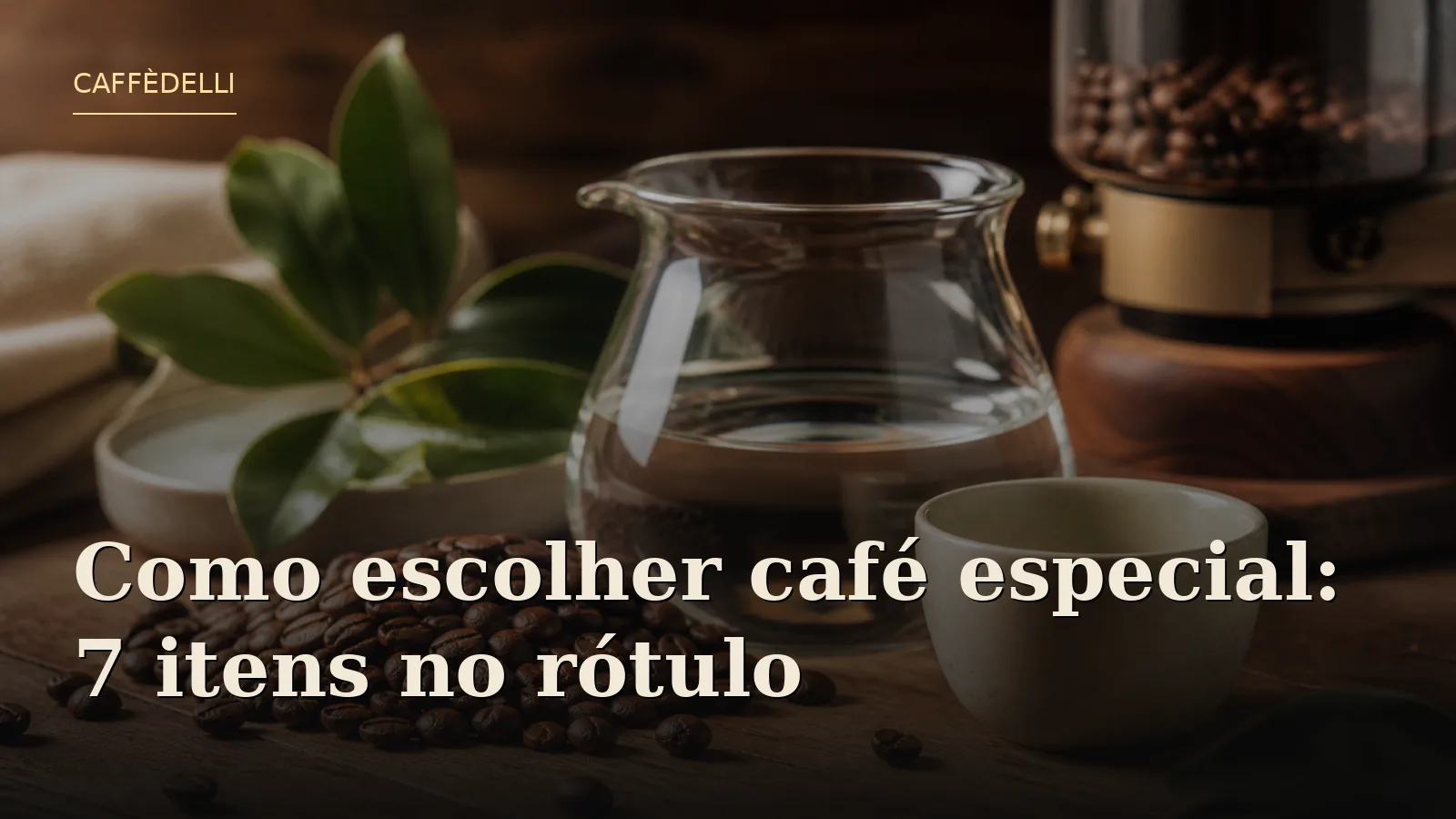 Como escolher café especial: 7 itens no rótulo
