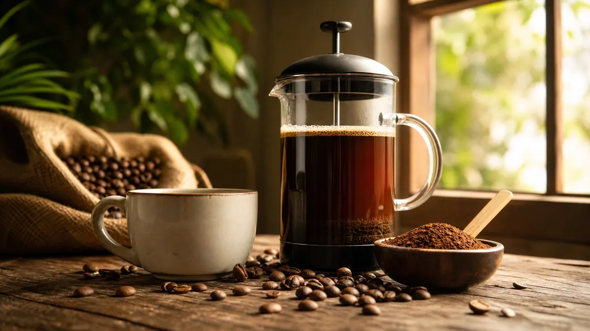 French Press para Iniciantes: Guia Completo de Preparo!