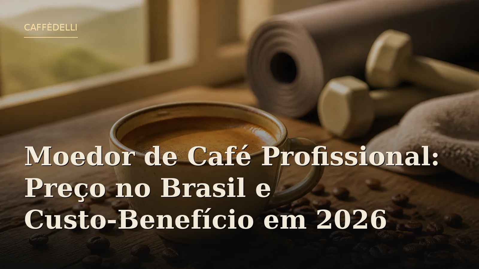 Moedor de Café Profissional: Preço e Custo-Benefício 2026