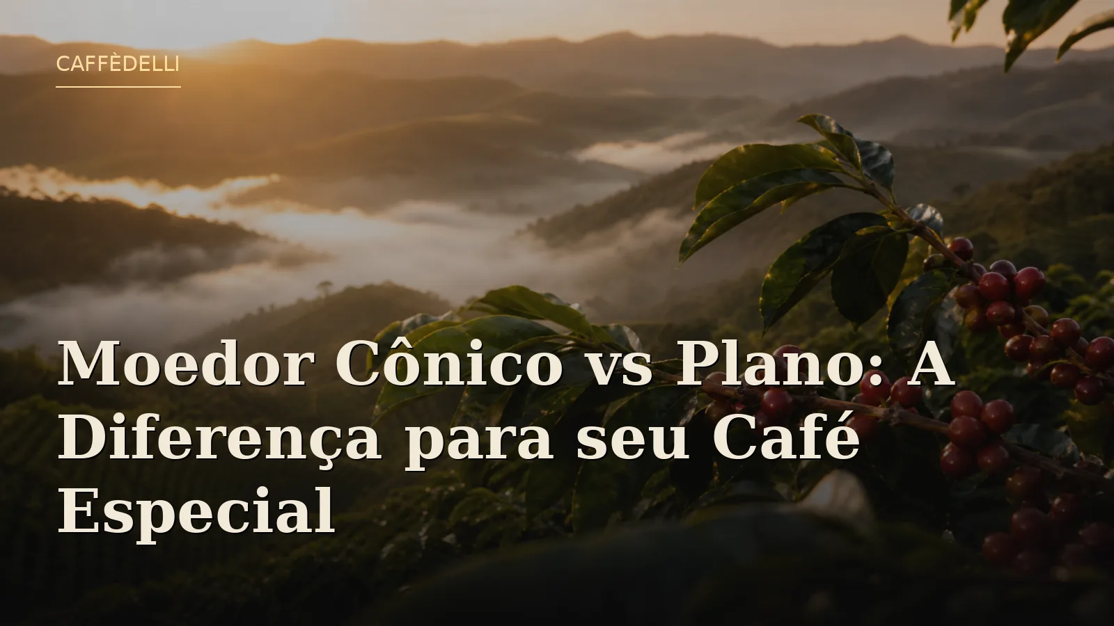 Moedor Cônico vs Plano