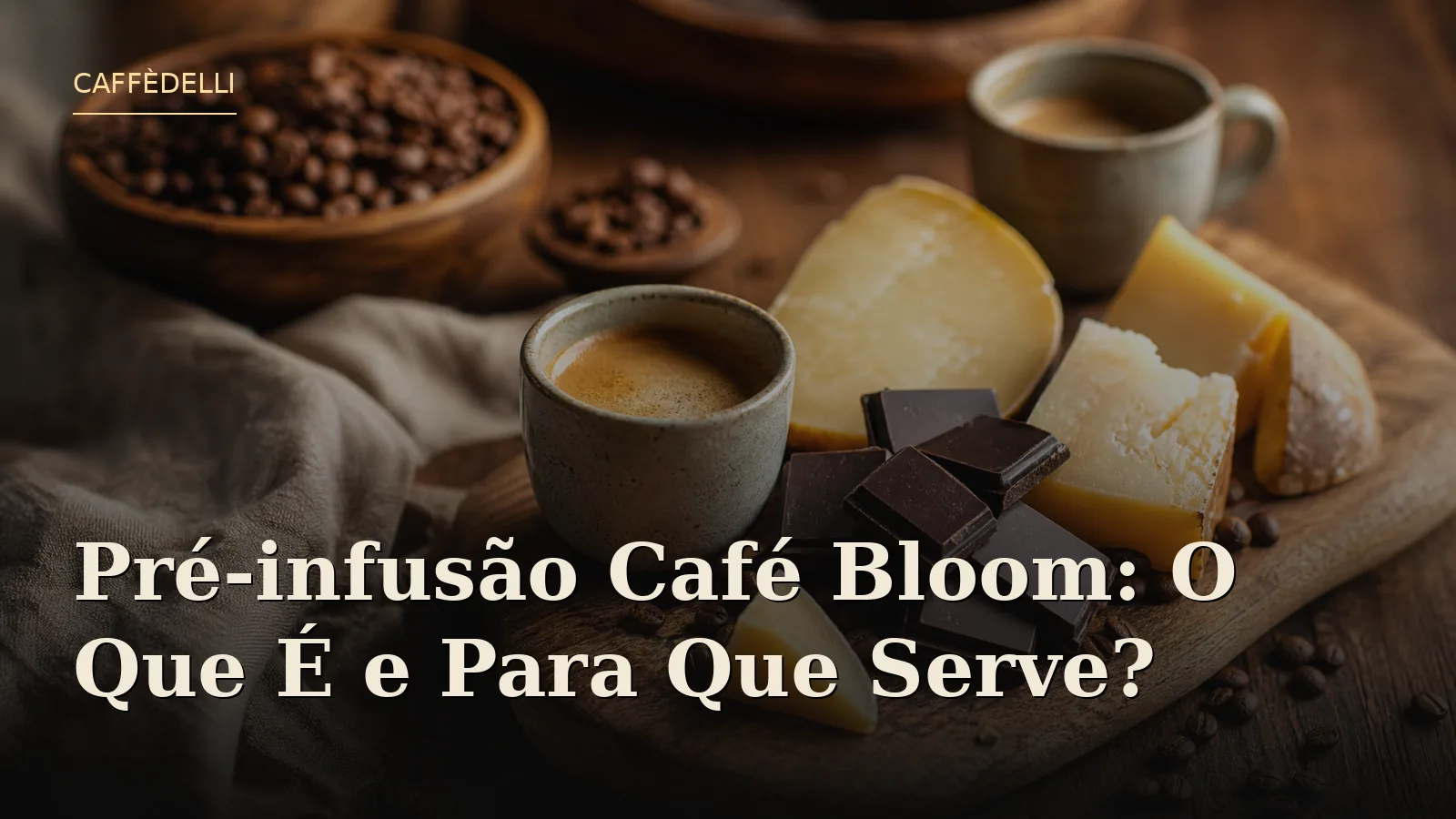 Pré-infusão Café Bloom