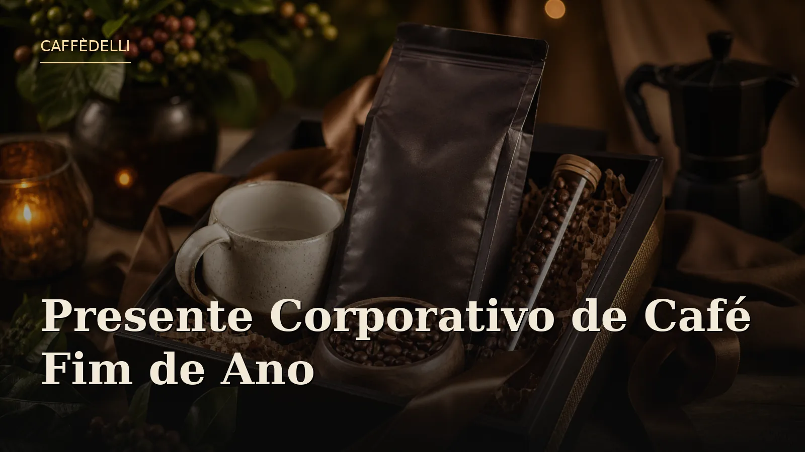 Presente Corporativo de Café Fim de Ano
