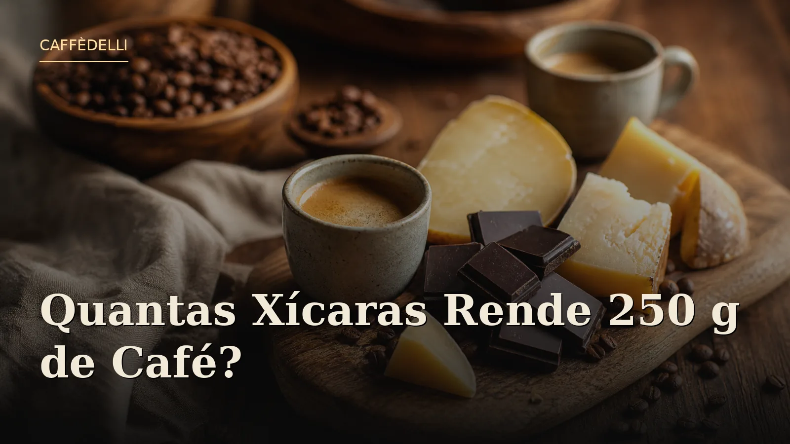 Quantas Xícaras Rende 250 g de Café?