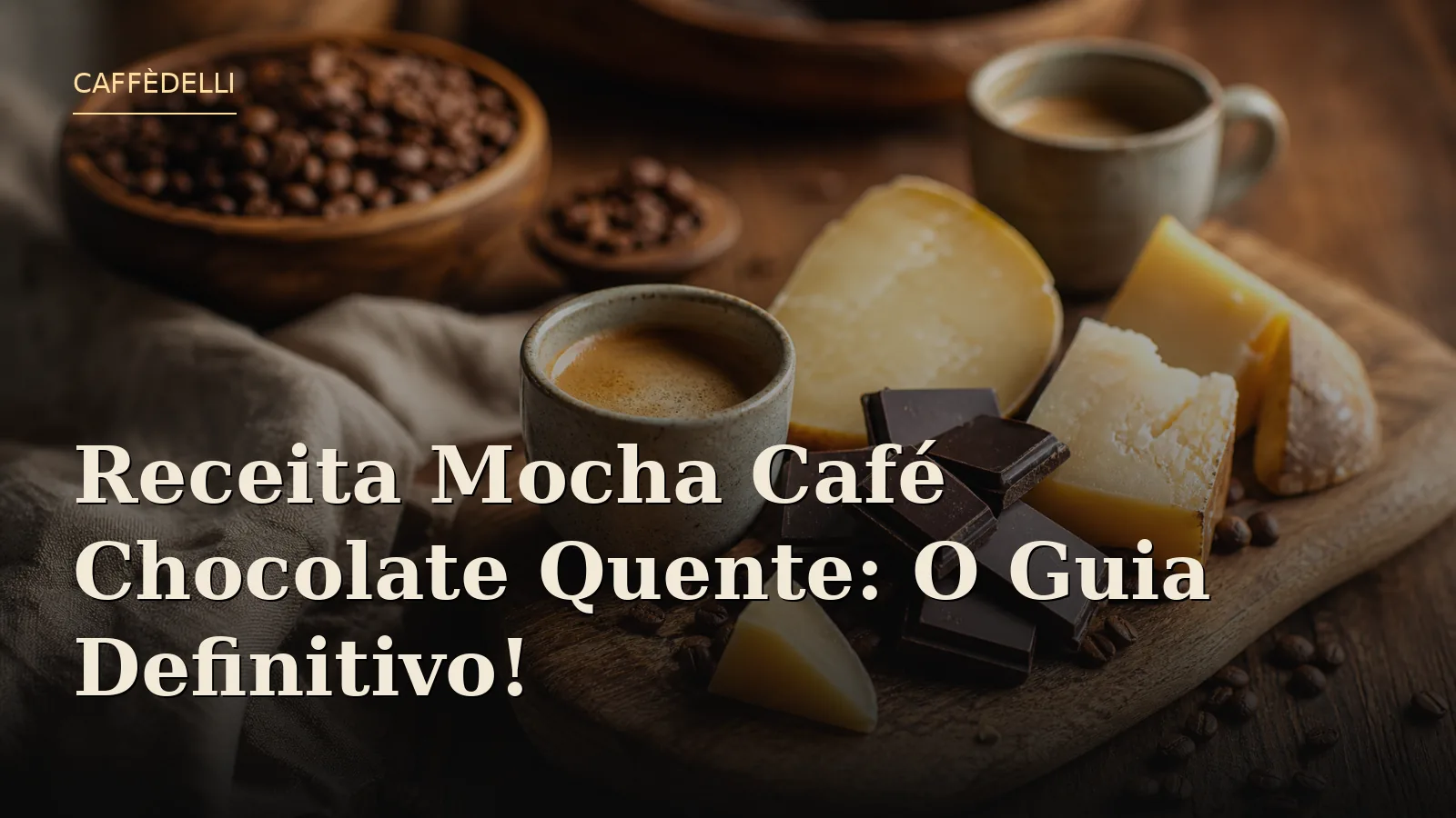 Receita Mocha Café Chocolate Quente