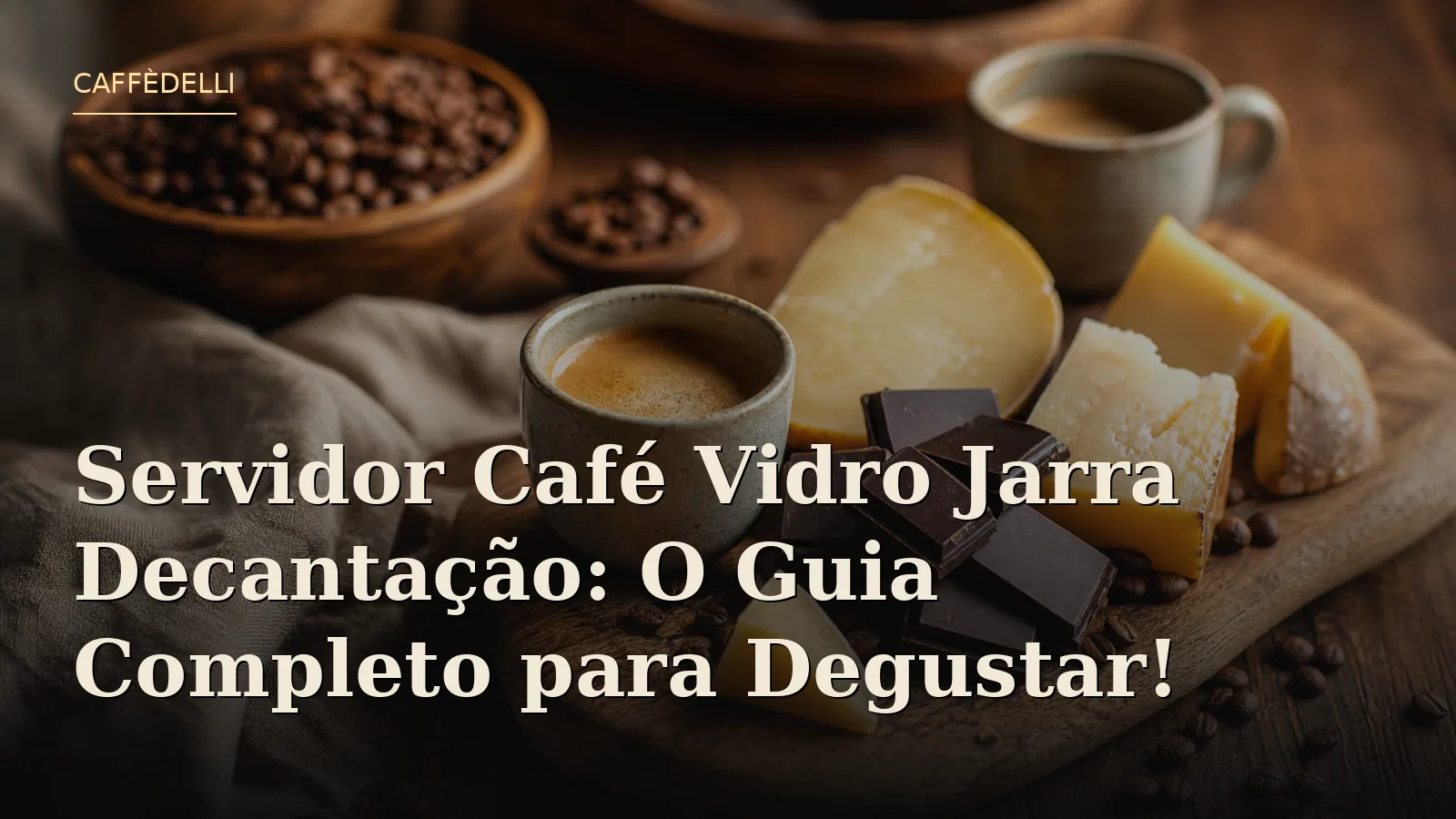 Servidor de Café de Vidro: Guia de Uso