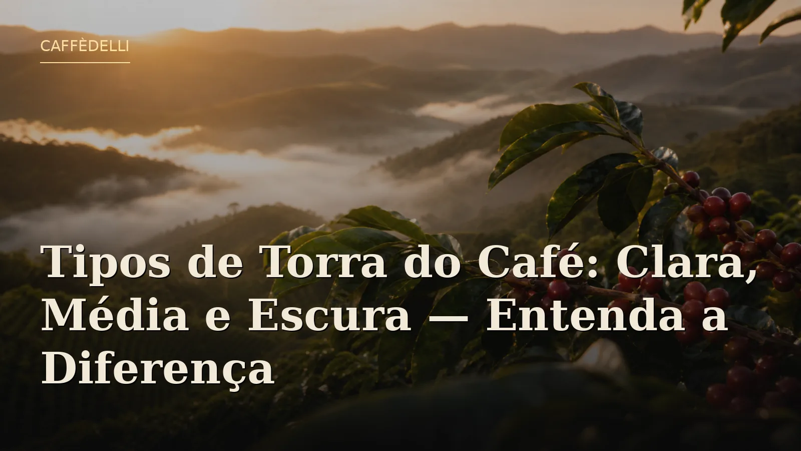 Tipos de Torra do Café
