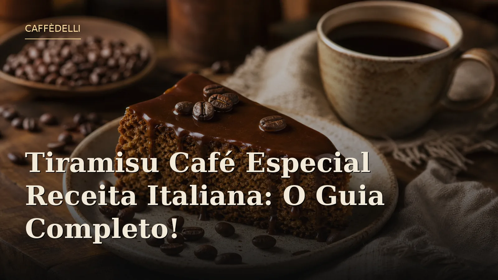 Tiramisù de Café Especial: Receita Original