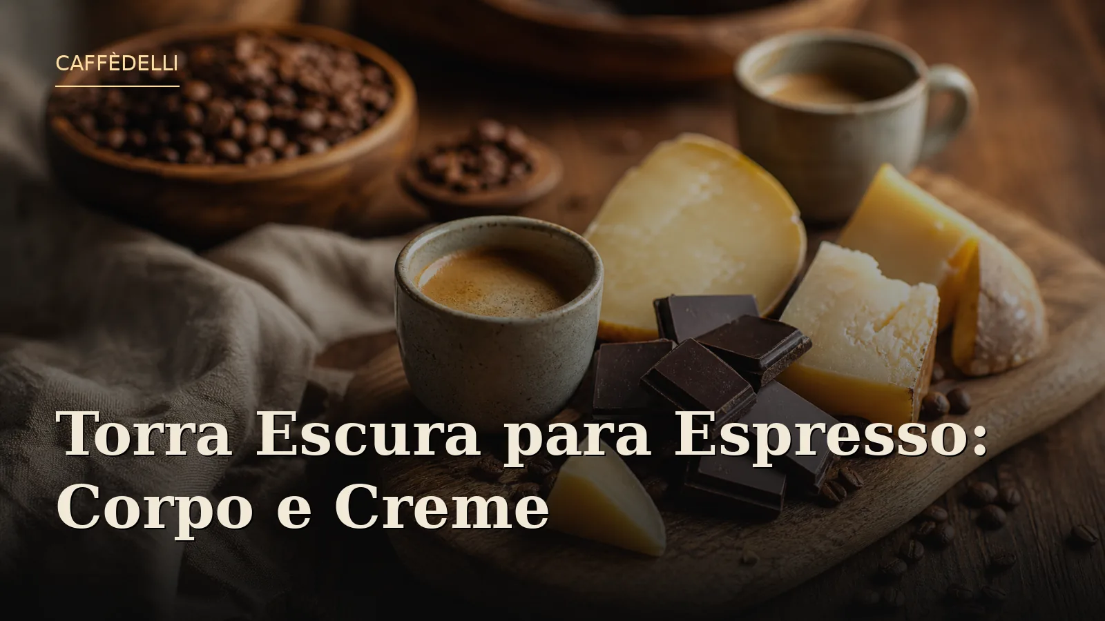 Torra Escura para Espresso: Corpo e Creme