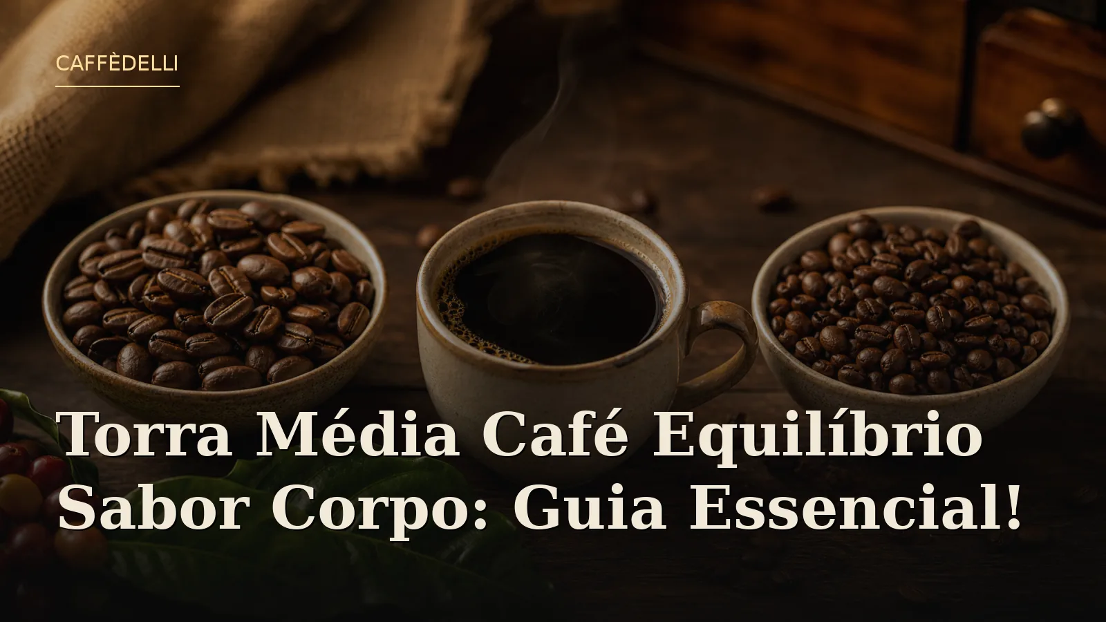 Torra Média Café Equilíbrio Sabor Corpo